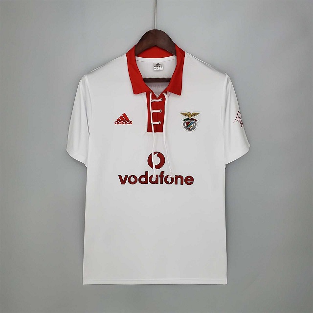 AAA Quality Benfica 04/05 Away White Soccer Jersey